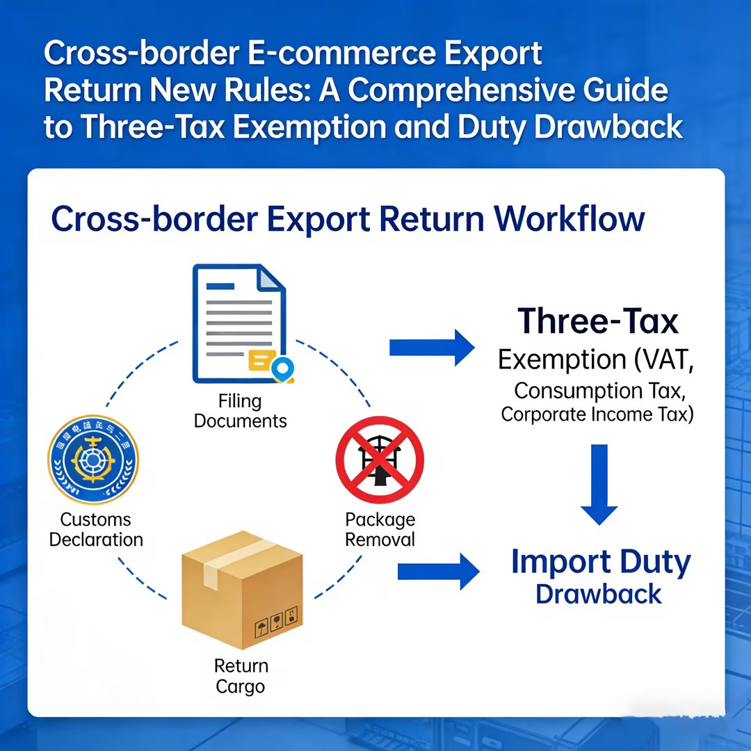 Major Policy Benefit: Cross-Border E-Commerce Export Returns Eligible for 