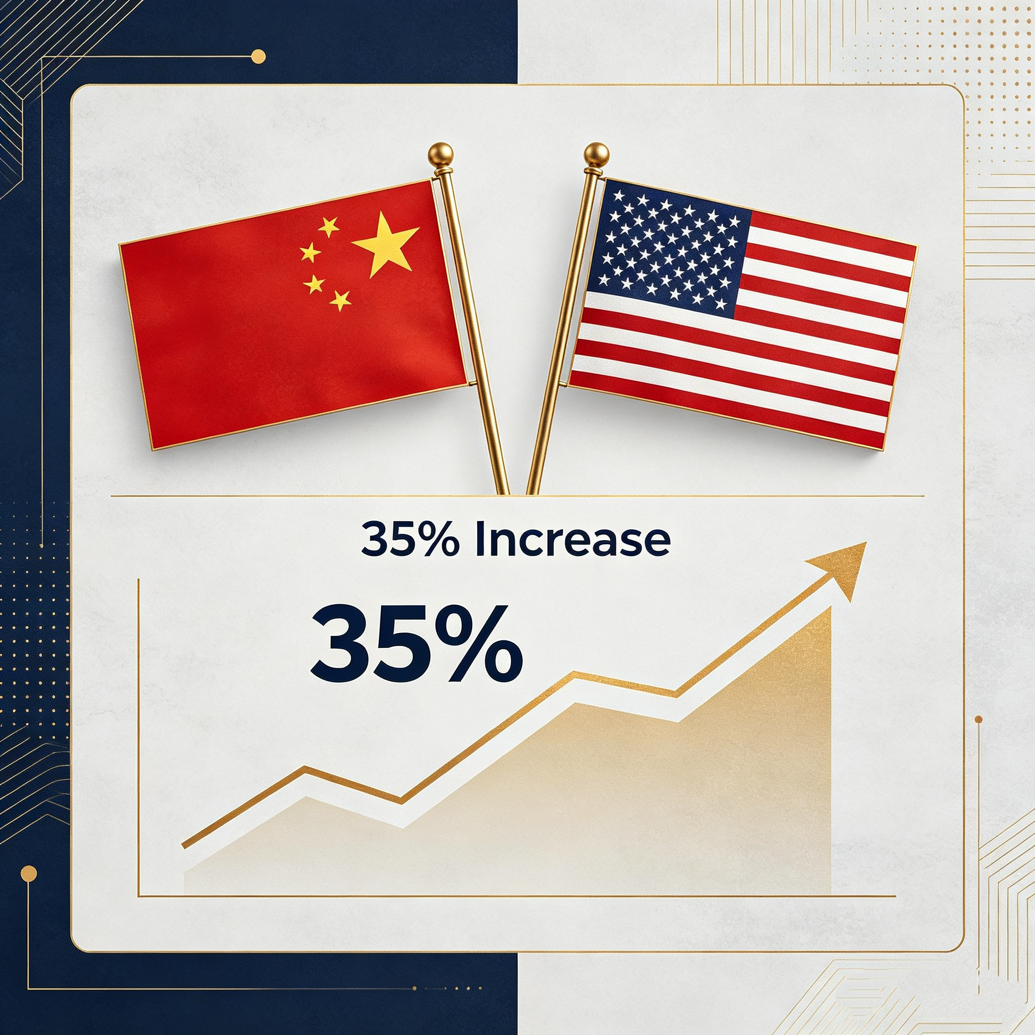  Up to 35%! North American Power Imposes Tariffs on 185 Products from China