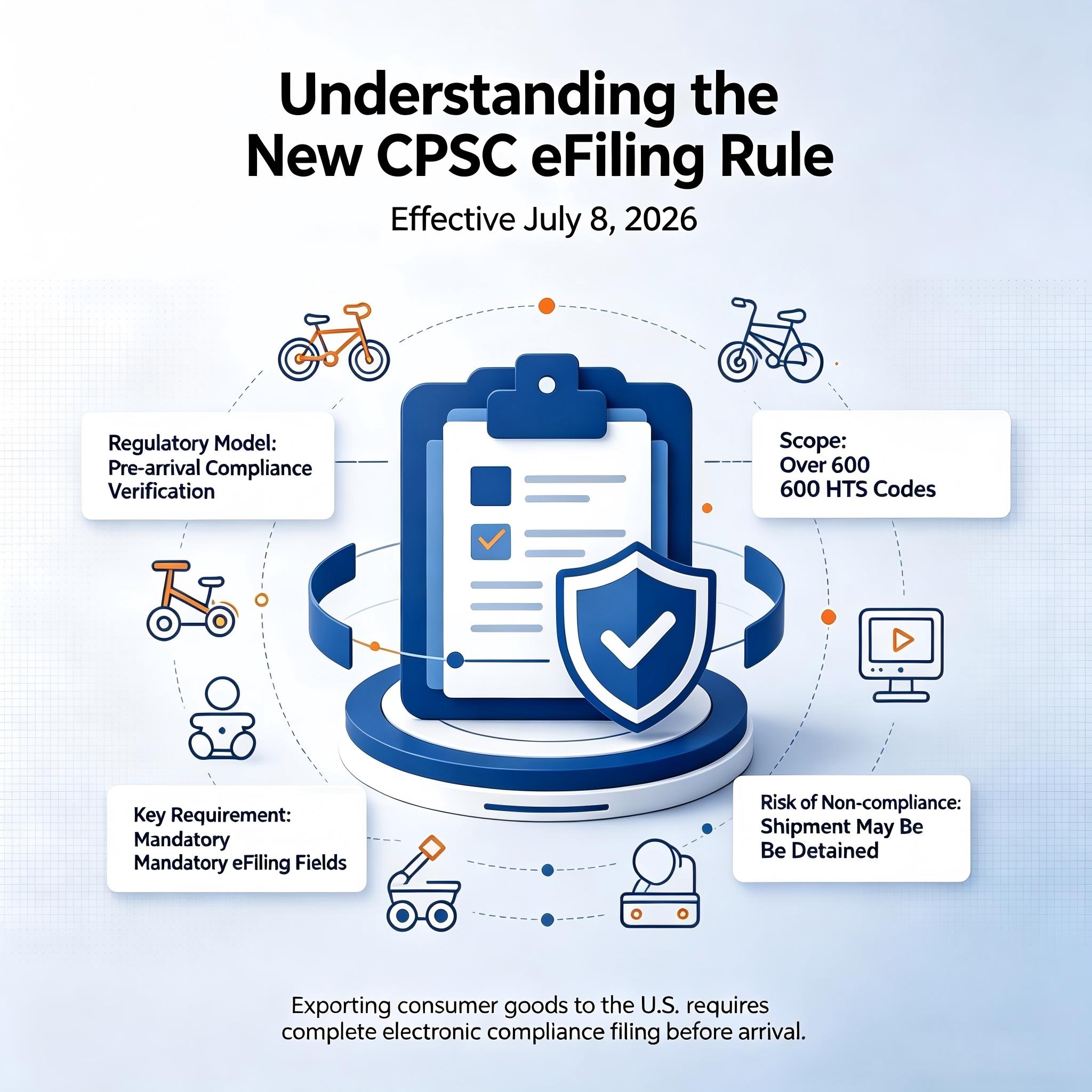 U.S. CPSC eFiling Rule Takes Effect July 8, 2026 | Compliance Guide for Exporters